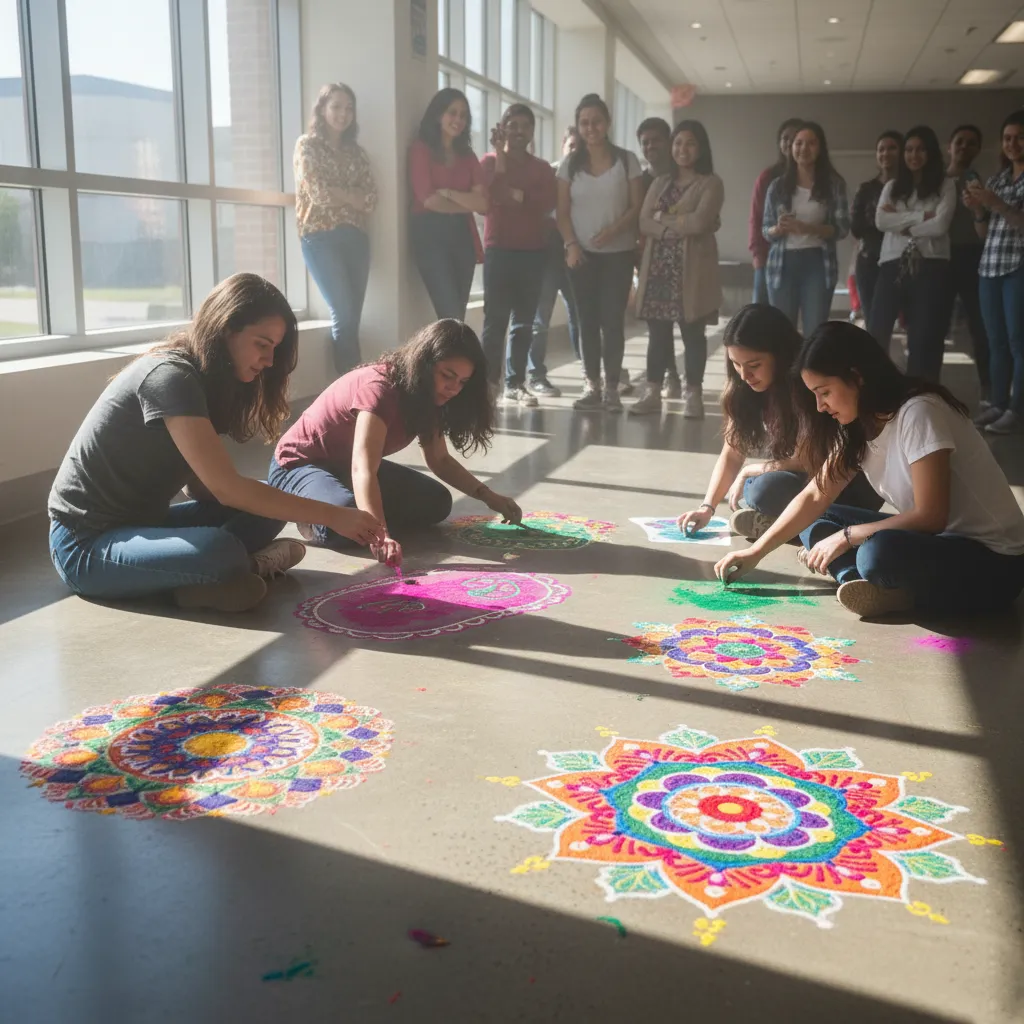Rangoli Making