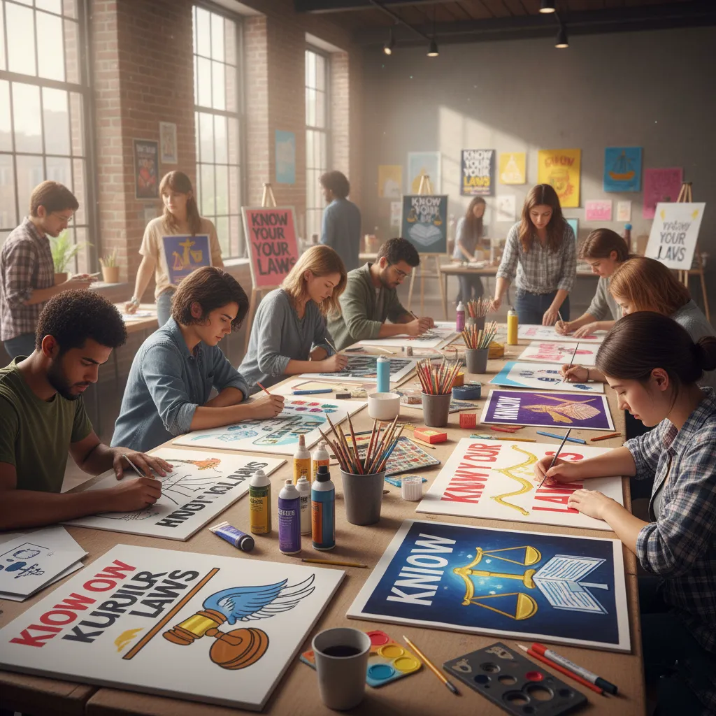 Poster Making (Theme: Know Your Laws)